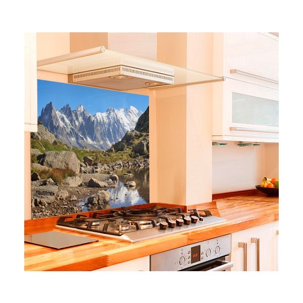 Mont Blanc Printed Kitchen Splashback